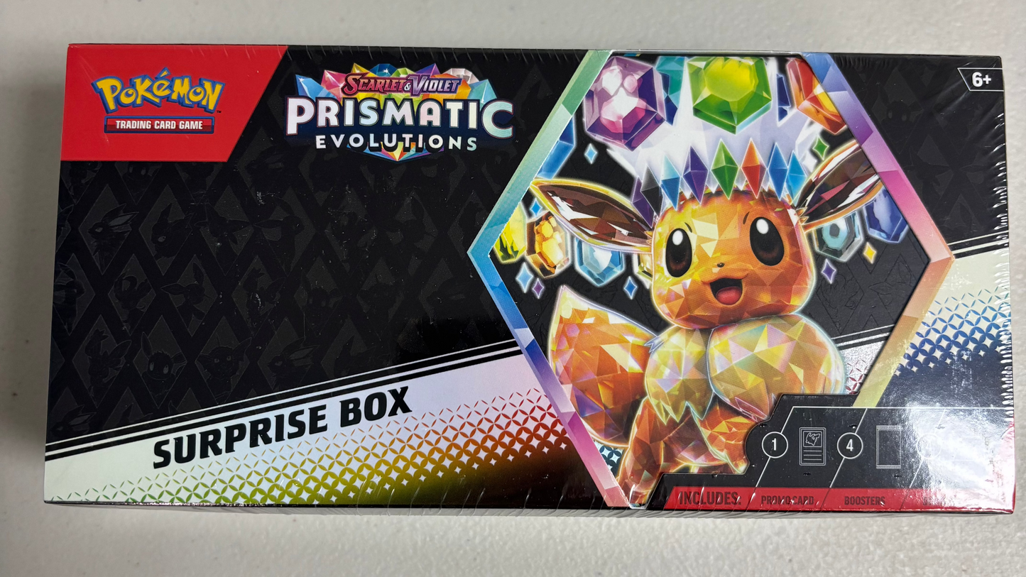 Prismatic Evolutions Surprise Box