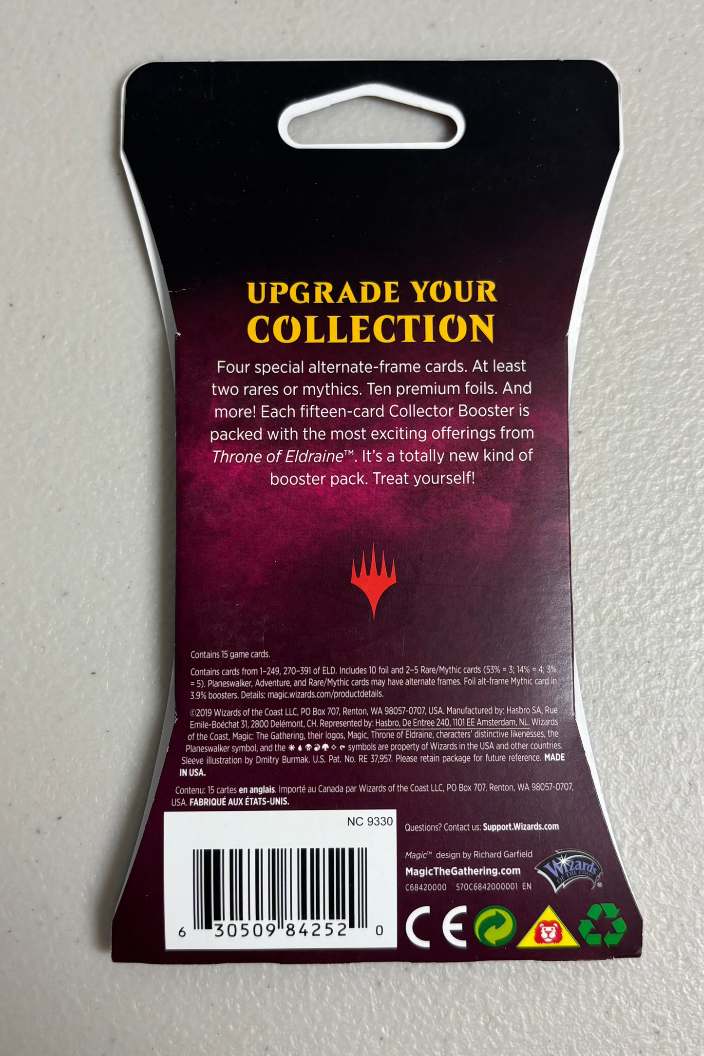 Throne of Eldraine Collector Sleeved Booster