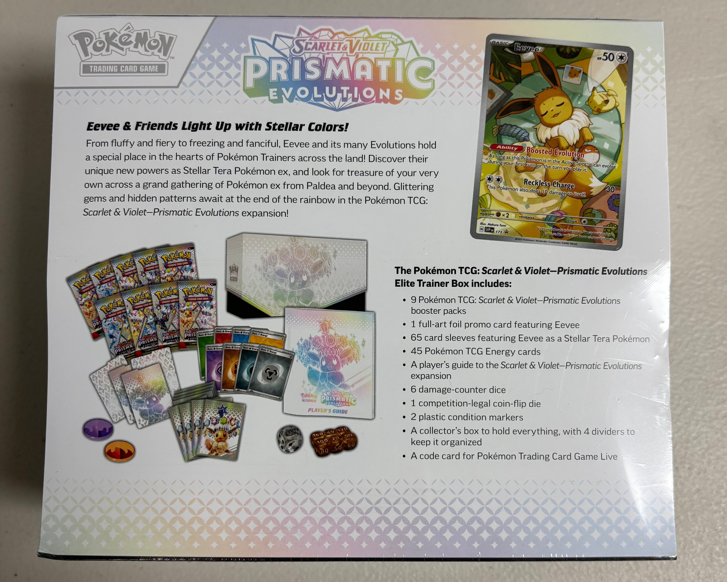Prismatic Evolutions Elite Trainer Box